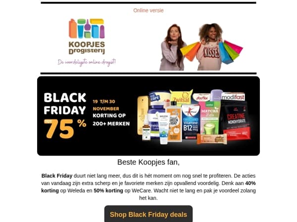 Wees er snel bij: de populairste Black Friday aanbiedingen gaan hard