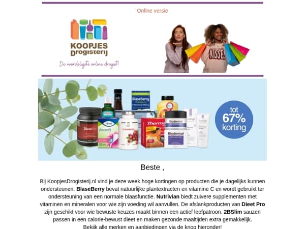 Zorg goed voor jezelf met najaarskortingen!