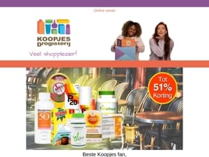 Pak je deals voor het zonnige weekend!