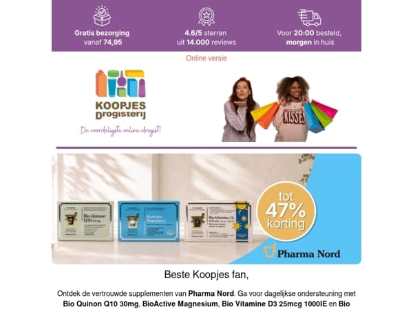 Pharma Nord: vertrouwde ondersteuning voor elke dag 🛒| KoopjesDrogisterij.nl