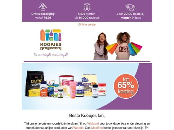 Topmerken, scherpe prijzen: pak je voordeel! 🤩 | KoopjesDrogisterij.nl