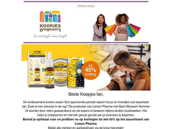 Samen met Lemon Pharma N*39 klaar voor de eindexamens!