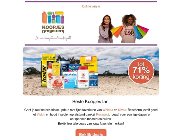 Klaar voor de zomer? Shop jouw favorieten nu 🌞| KoopjesDrogisterij.nl