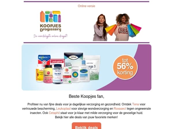 Zorg goed voor jezelf met deze deals! 🛒| KoopjesDrogisterij.nl