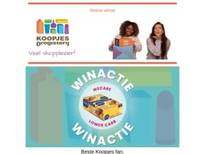 Win een hele tray WeCare Lower Carb repen!