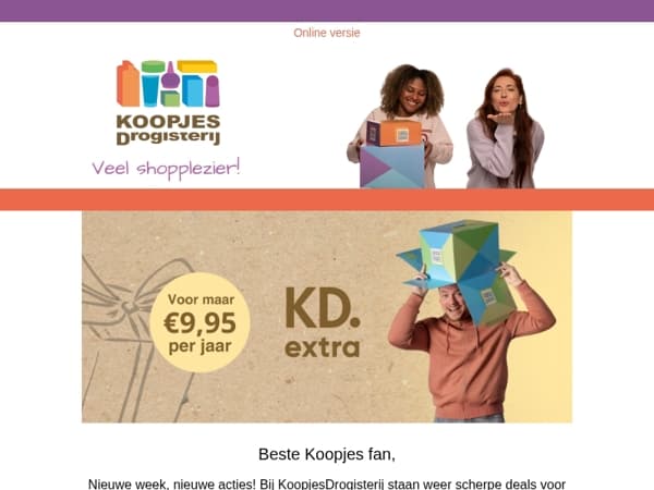 🤩 Maximaal besparen op A-merken! | KoopjesDrogisterij.nl
