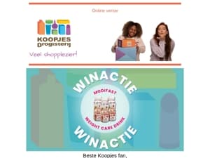 Winactie en hoge kortingen bij KoopjesDrogisterij!