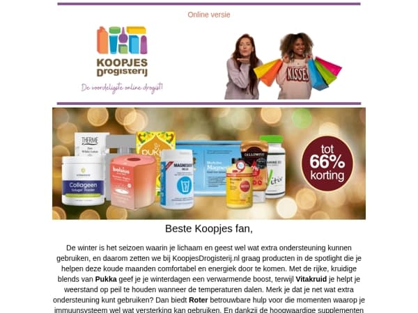 Alles voor een gezellig kerstdiner: kortingen op Pukka, Bolsius en Callowfit!