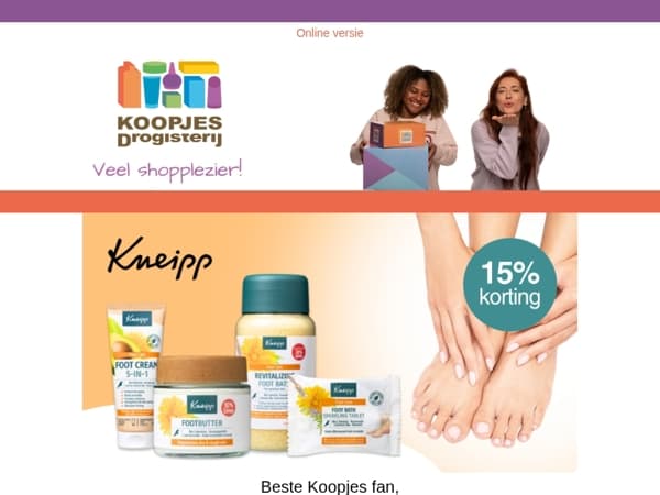 Geef je voeten wat extra liefde met de producten van Kneipp | KoopjesDrogisterij.nl