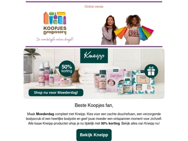 Kneipp voor de liefste mama 🎁| KoopjesDrogisterij.nl