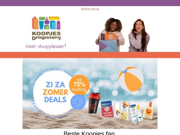 Sla je slag met de Zi Za Zomerdeals!