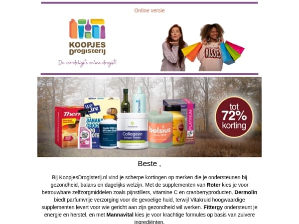 Gezondheid, verzorging en voordeel: bekijk de acties van deze week