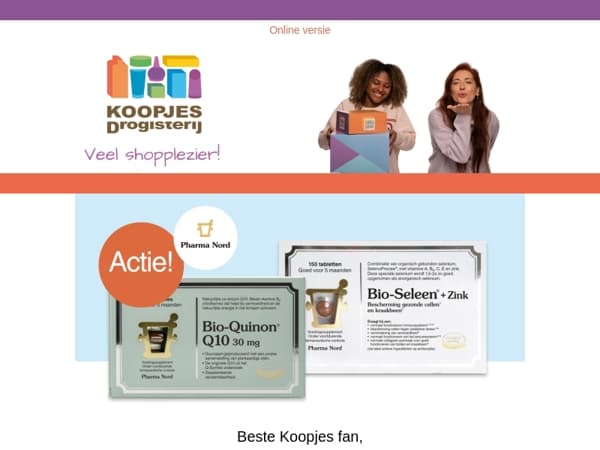 Ontdek de bewezen kwaliteit van Q10 en Seleen van Pharma Nord!