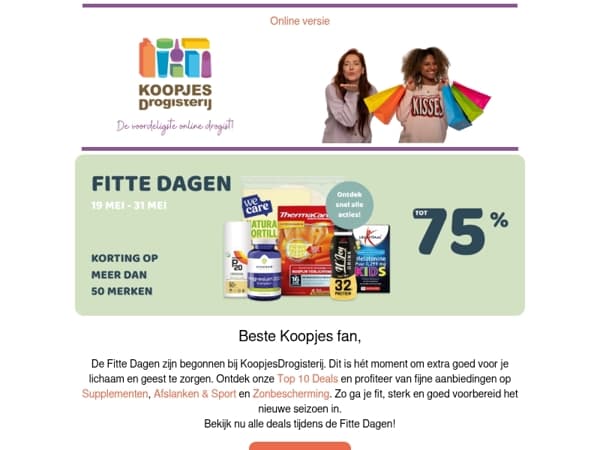 De Fitte Dagen zijn begonnen! 💚| KoopjesDrogisterij.nl