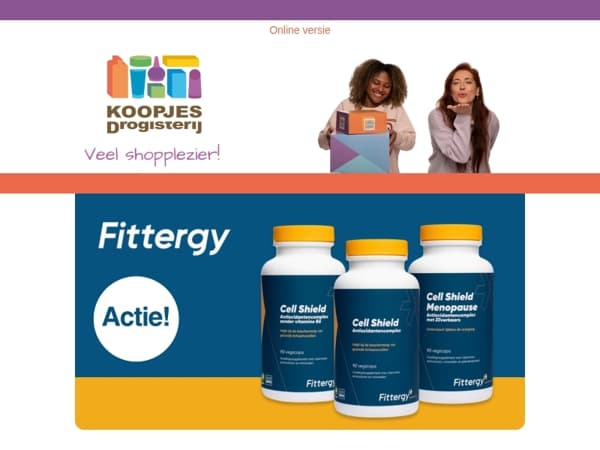 Ontdek het assortiment van Fittergy | KoopjesDrogisterij.nl