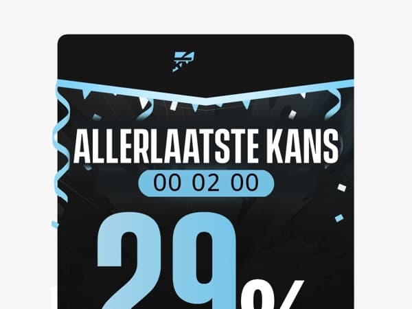Laatste kans: Pak 29% Korting NU!