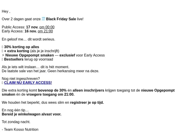 Het begint bijna… 🏁 Black Friday nadert!