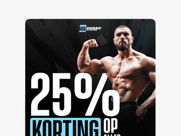 STRESSTEST is LIVE: 25% op ALLES! ⚡