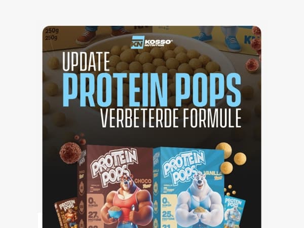 De Protein Pops zijn veranderd 😳