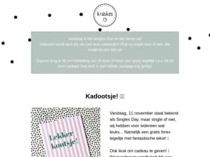 📢 Het is Singles Day!