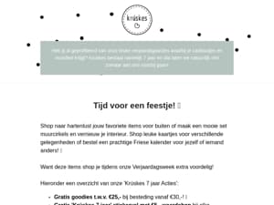 Feest bij Krúskes 🎊