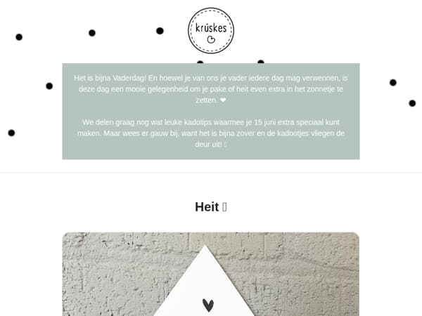 😎 Vaderdag staat voor de deur!