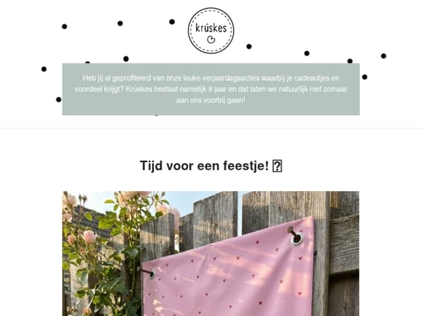 Feest bij Krúskes 🎊