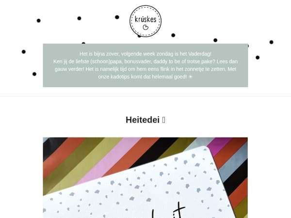 💙 Zet Heit of Pake in het zonnetje