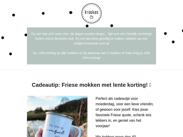 Maitiid, tiid foar in bakje bûten! 🌸