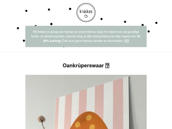 🍂 Wij vieren Oktober Woonmaand!