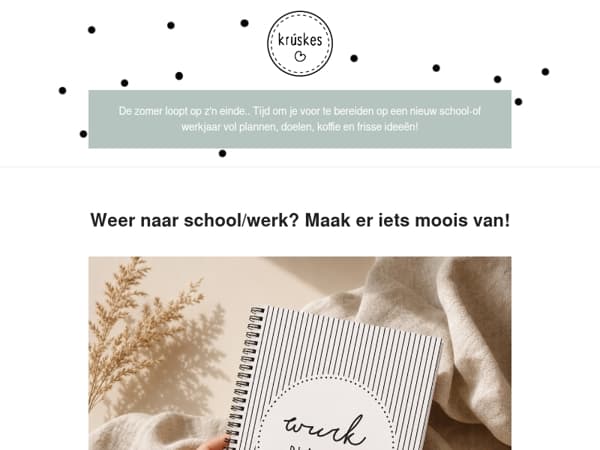 Bijna back 2 school (of werk)? Wij helpen je opstarten! 📚