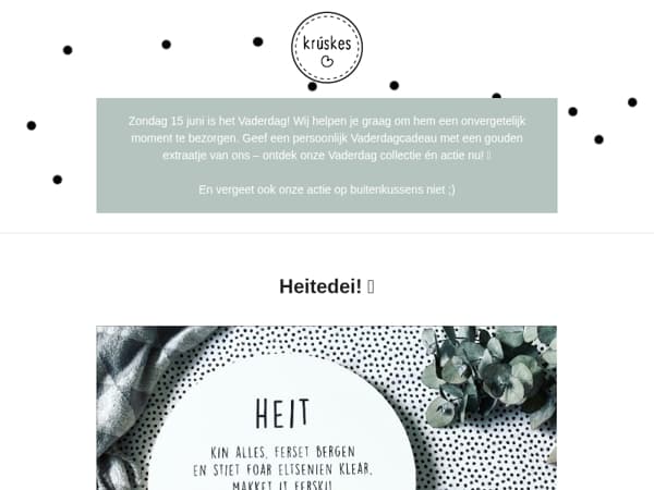 💙 Verras jouw heit of pake met Vaderdag!