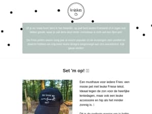 🧢 Prachtige nieuwe Friese petten