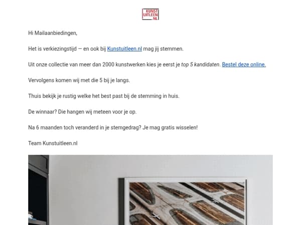 Stem op kunst die bij jou past