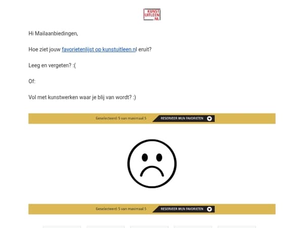 Is jouw favorietenlijst sad of happy?