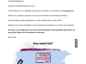 Toe aan verandering: Probeer gratis een kunstwerk uit