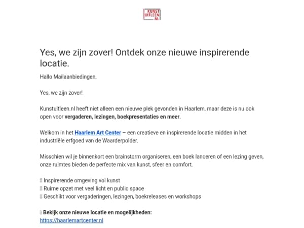 Yes, we zijn zover! Ontdek onze nieuwe inspirerende locatie.