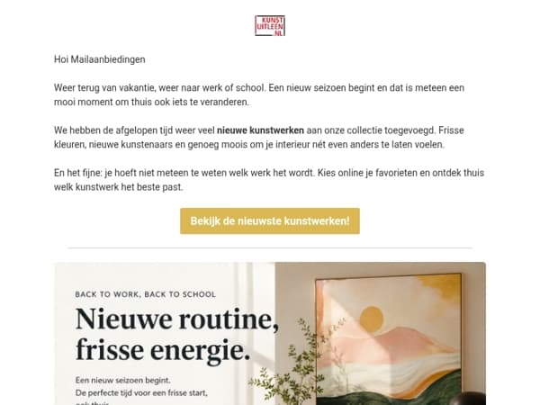 Weer aan het werk, terug naar school of terug van vakantie?