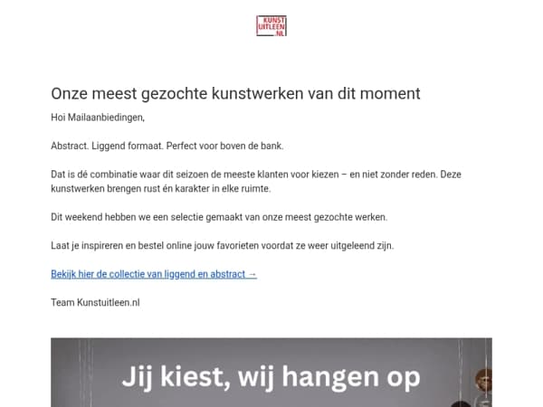 Weekendselectie: de populairste kunstwerken