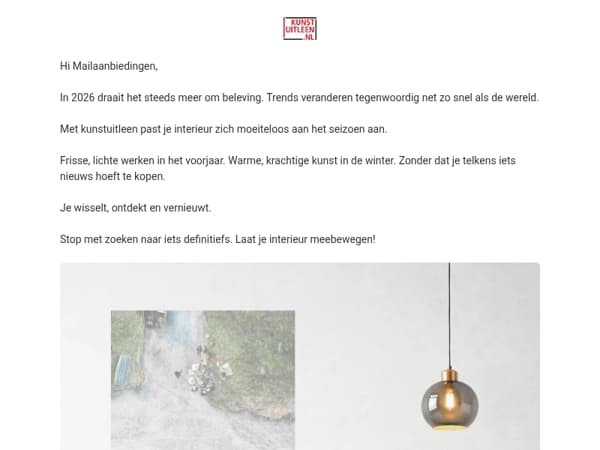 Kunst die meebeweegt met elke trend