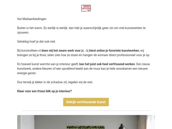 Tijd voor iets verfrissends aan de muur?