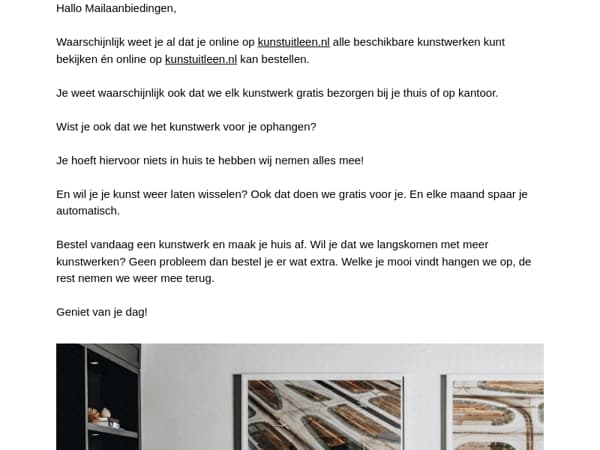 Gratis bezorging en,