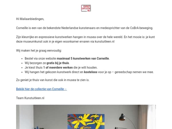 Corneille in huis – museumkunst, zonder gedoe