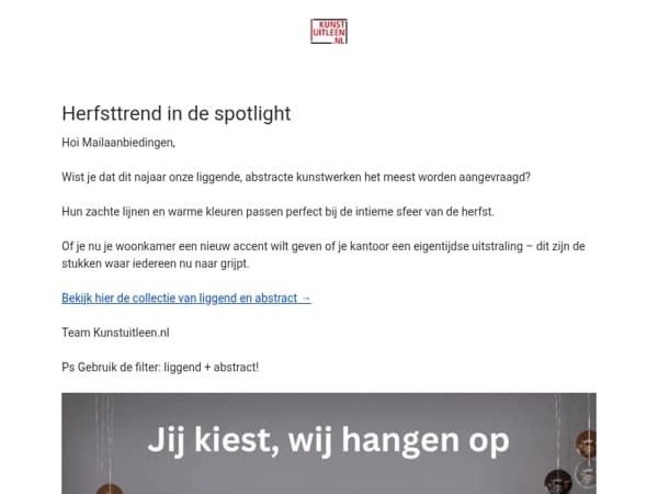 Dit najaar helemaal in: liggende abstracte kunst