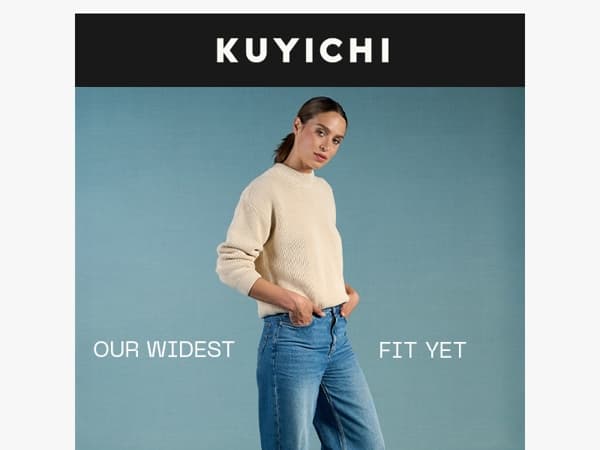 Nieuw: onze wijdste jeans ooit