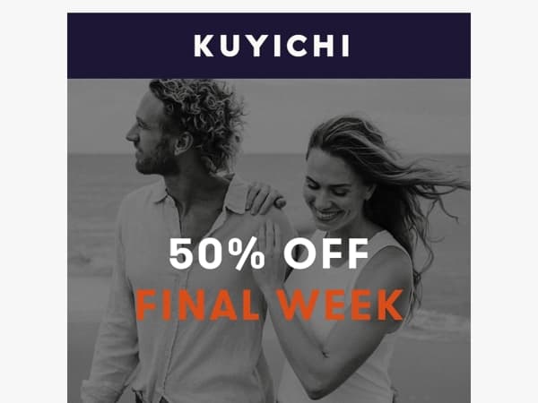 Laatste kans: 50% korting