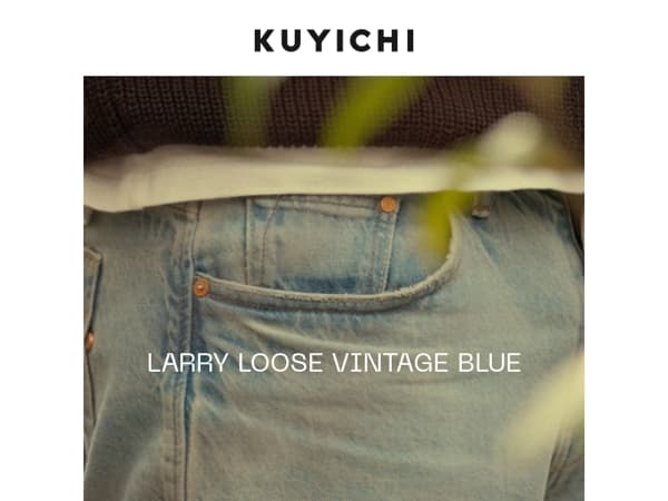 Stylish and sustainable - the Larry Loose Vintage Blue!