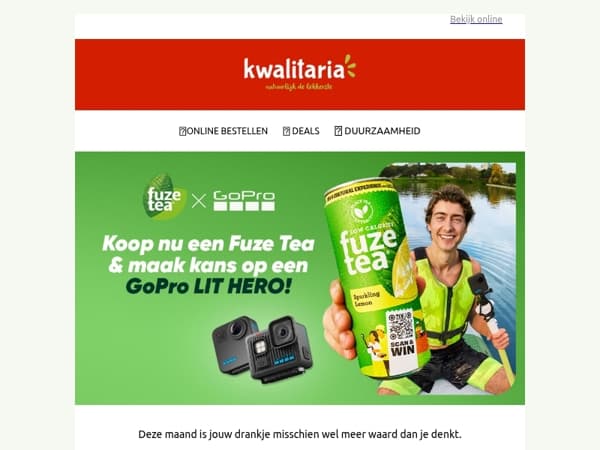 Plot twist: je drankje kan een GoPro opleveren
