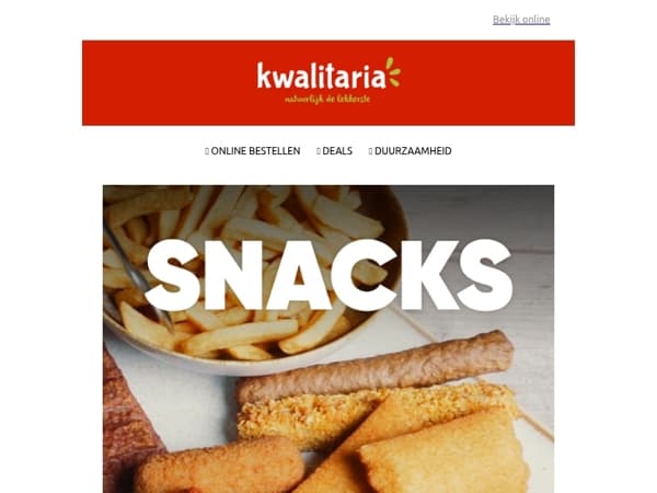 Ga jij voor een gratis snack ?