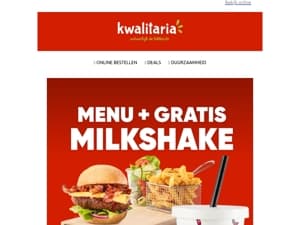Scoor je GRATIS milkshake!